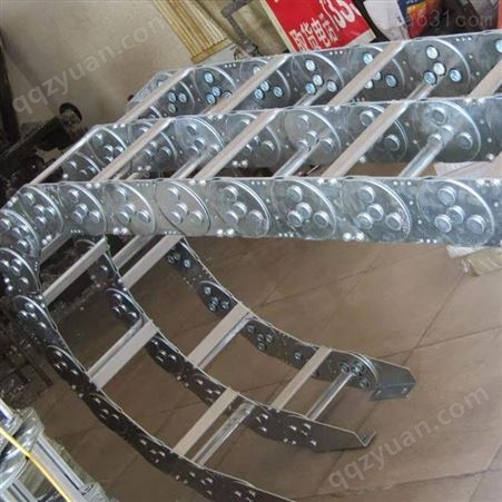CYMA沧一打孔式钢制拖链 框架式钢铝拖链 高速行程钢铝拖链
