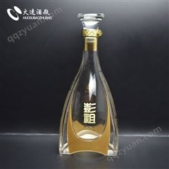 四川厂家白酒瓶玻璃酒瓶 晶白料 异形瓶可按样生产