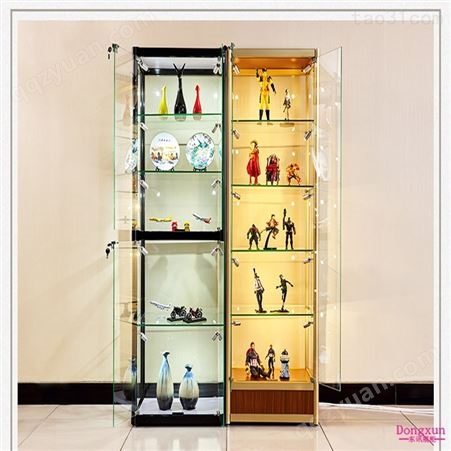 手办玻璃展示柜透明乐高模型展示柜商家用玻璃柜子产饰品陈列展柜玩具展示柜定制厂家