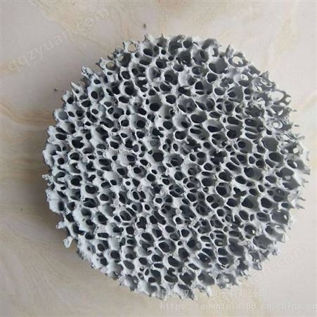 定制耐酸碳化硅 氧化锆 氧化铝泡沫陶瓷过滤器 泡沫陶瓷过滤片