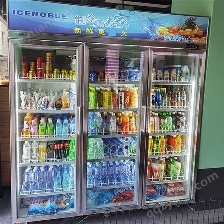 雪迎经济款无霜型风冷展示柜 商用立式食品饮料冷藏保鲜风冷展示柜