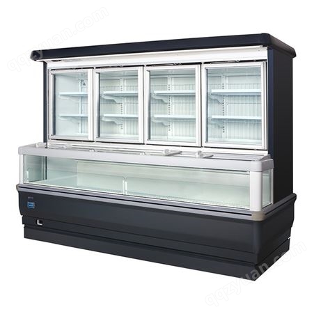雪迎X66冷藏冷冻子母柜 商场便利店冰淇淋饮料展示保鲜柜 商用冷藏展示柜