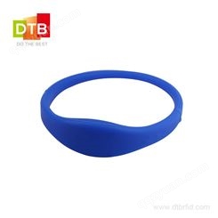 DTB 定制水上乐园RFID门票手环 防水耐磨手腕带 闭环式硅胶腕带