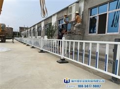 生产市政护栏镀锌管城市道路栏杆铁艺人行道护栏可定制