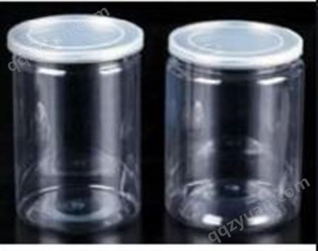 塑料罐批发  pet广口旋盖透明塑料密封罐 食品储物圆柱糖果塑料罐子