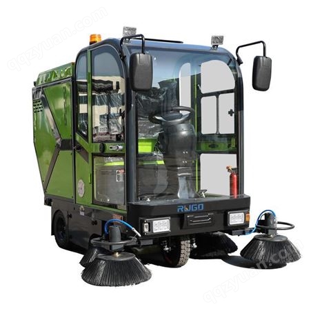 儒工机械 全封闭电动扫地车 纯电动清扫机 小区内便携式扫地机