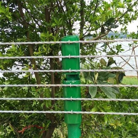 公路绳索护栏 批发生产 热镀锌缆索护栏 绳索护栏 国隆厂家