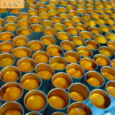 巨鑫源罐头厂家 直供出售 休闲食品桃罐头零食