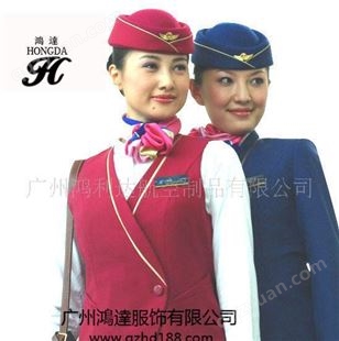 新款北京首都机场空姐服套装 免费上门量身定制  