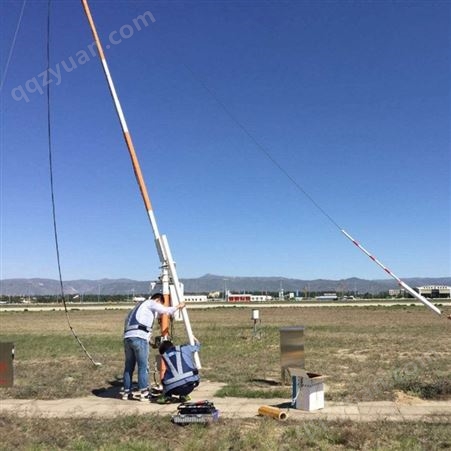 气象监测设备支架  气象风杆支架   六要素气象站风杆厂家