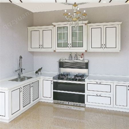 百和美定制欧式全铝橱柜 红橡铝橱柜门板 防火防水厨房厨柜门板