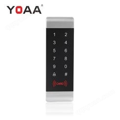 YOAA塑料窄款门禁YA-T7YA-T7 读卡器 密码门禁机