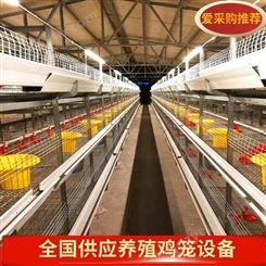 河南三层阶梯式蛋鸡养殖笼 价格便宜的鸡笼 鸡笼子包安装