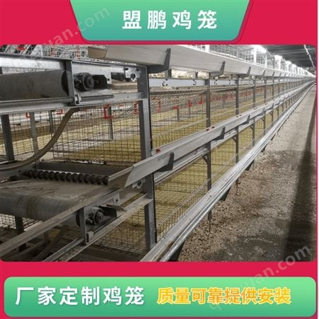 盟鹏鸡笼厂家生产定制鸡笼  鸡笼批发 热镀锌肉鸡笼 层叠式笼规格