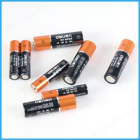 得力电池5号7号通用大容量常用电池无汞电池碱性2颗卡装