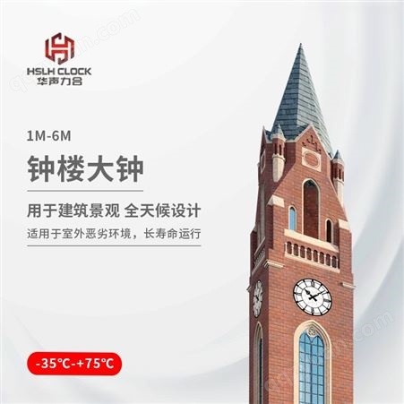 HS-TZ教堂大型钟 大钟激光雕刻钟盘 全天候设计钟面