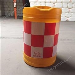 400*740防撞条 莱芜小号可移动交通设施防撞桶 荣泉塑料防撞桶