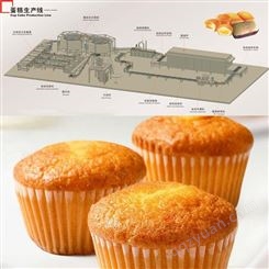 新力蛋糕生产线提拉米苏蛋糕成型生产线小型饼干设备