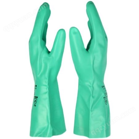 代尔塔201803丁腈防化学耐磨耐腐蚀工业抗刺穿针织内衬防护手套