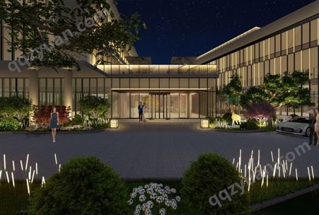 新材料科学研究院办公楼、园区夜景亮化及景观照明设计方案