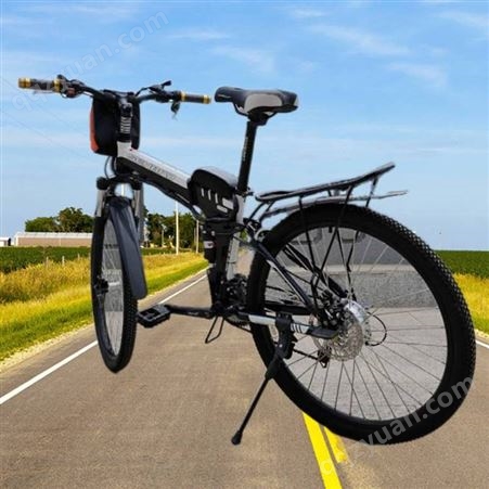 折叠电动自行车挂包款电动自行车锂电电动自行车雪地电动自行车