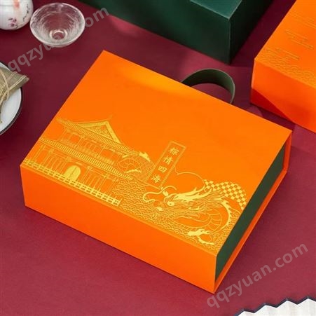 瑞翔 国风高档中秋节月饼手提式礼品盒 可定制 印刷LOGO