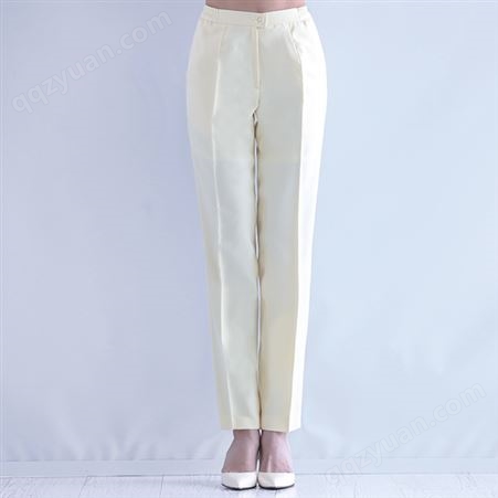 护士裤子女白色夏季薄款修身显瘦松紧腰工作裤大码厚护士服生产