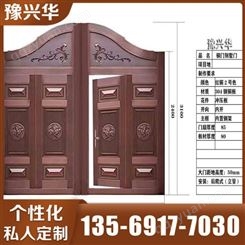 郑州庭院铜门 铸铝铜艺门  质量有保障