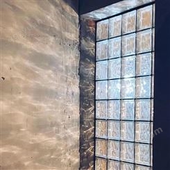 水晶砖 彩色水晶玻璃 玻璃屏风 隔断玻璃定制加工 格美特 酒吧园林背景墙装饰玻璃